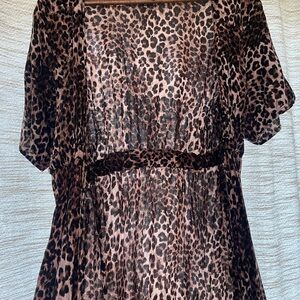 Leopard Print Women's shawl